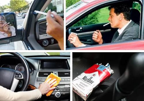 Как избавиться от запаха сигарет в машине?