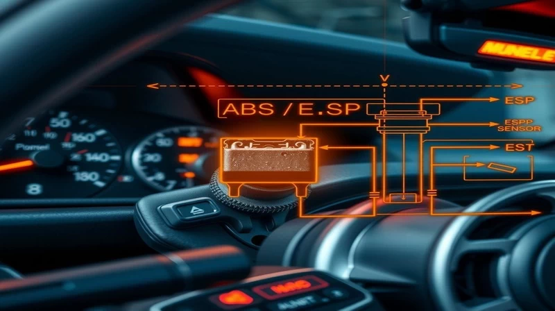 загорілися ABS ESP причини датчик швидкості колеса