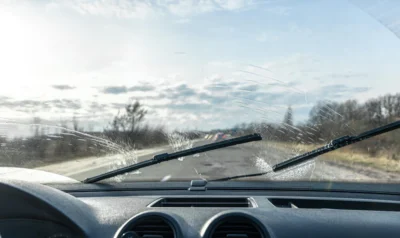 двірники смуги стрибають по склу коли міняти щітки