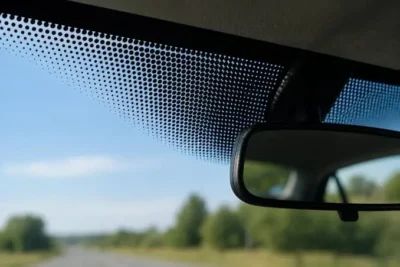 чорні крапки по краю лобового скла керамічний frit автомобіль