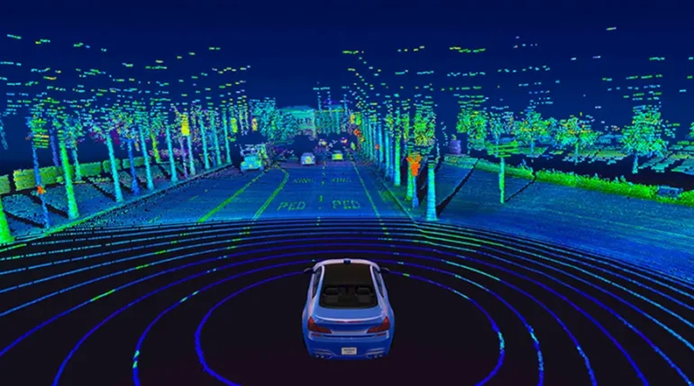 автомобільний LiDAR лазер час польоту 3D карта радар камера
